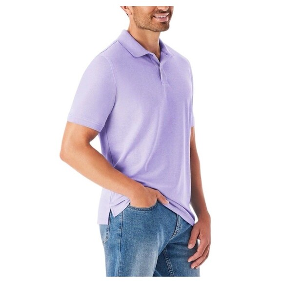 Member's Mark Men's Purple Classic Fit Stretch Cotton Pique Polo Size XL New - Picture 3 of 10